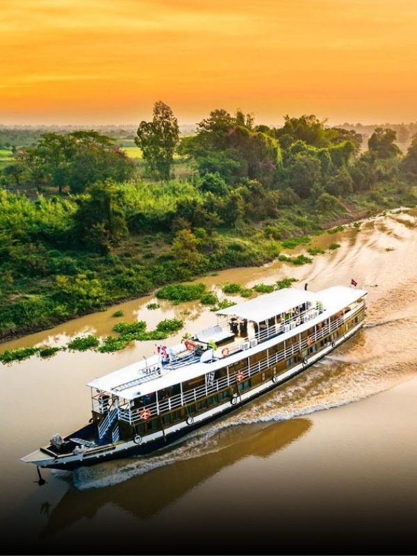 Scenic Landscape in Cambodia River Cruises