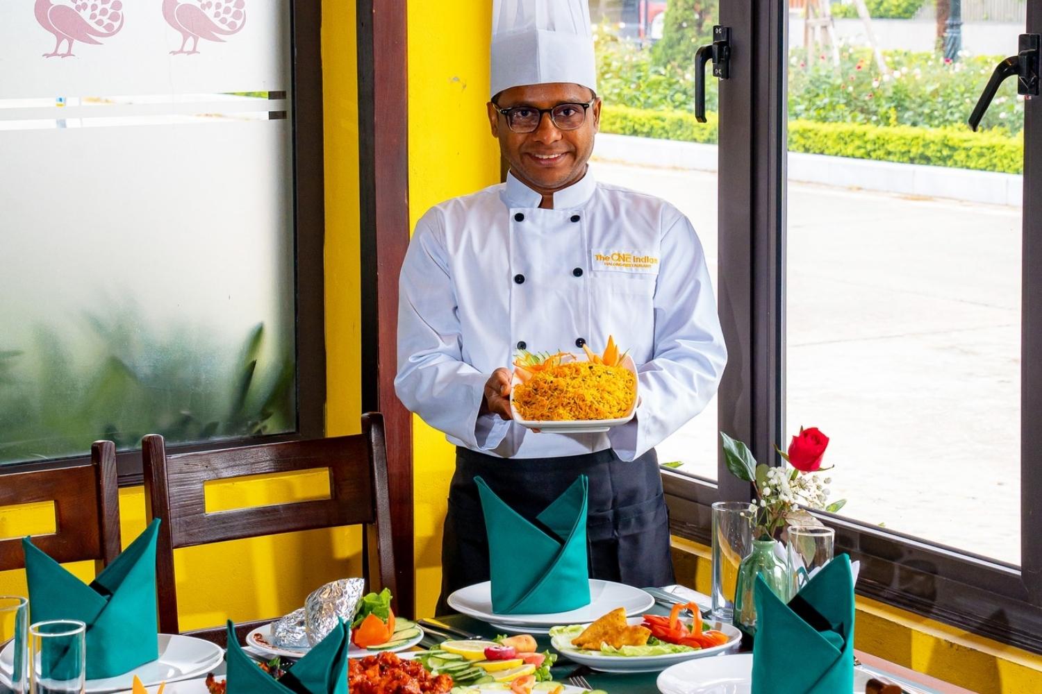 The One Indian Halong Restaurant Dishes